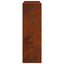 Planteholder 2 pcs Rusten 24 x 24 x 75 cm Cortenstål