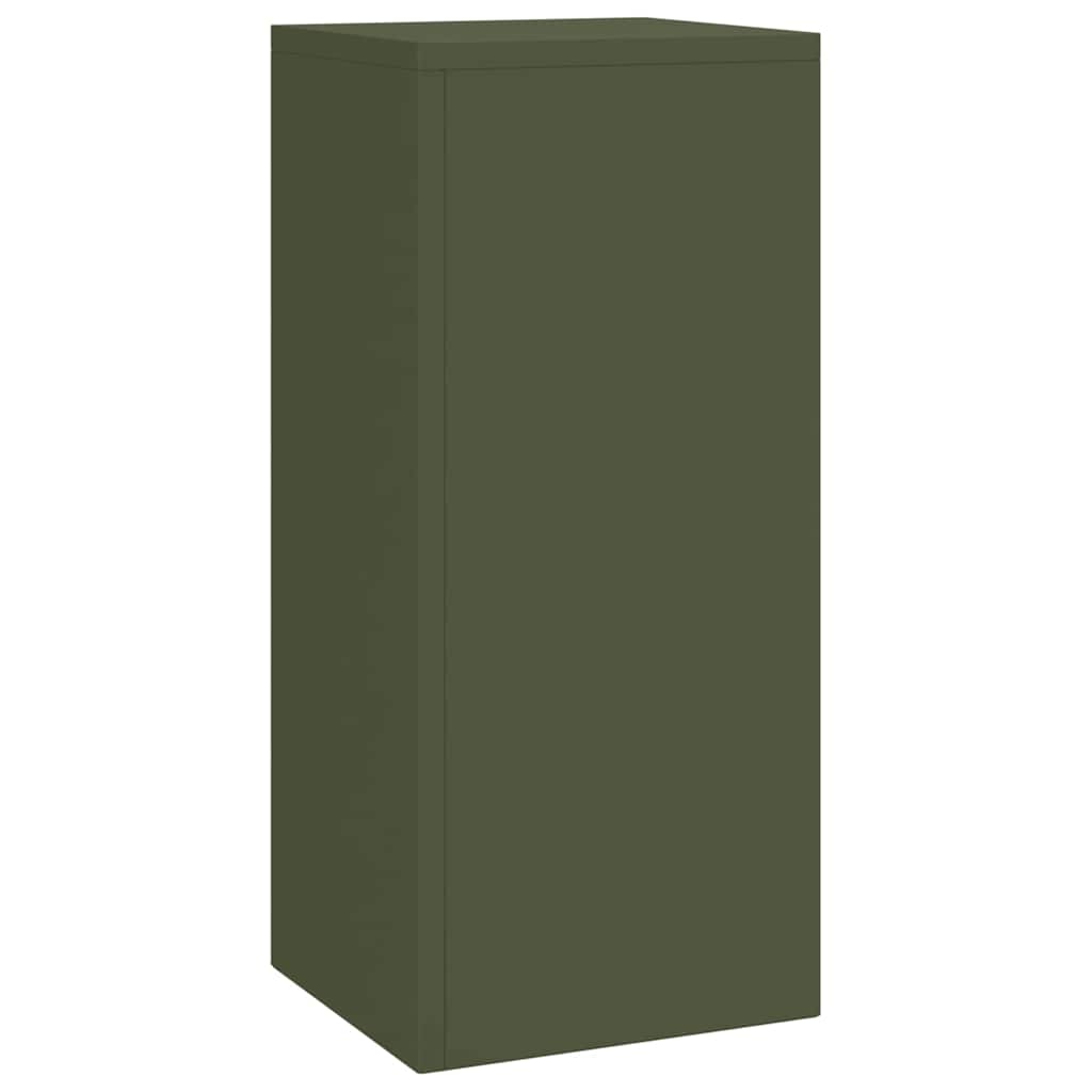 Planteholder 3 pcs Olivengrøn Stål