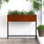 Hævet haveplante Rusten 100 x 26 x 82 cm Cortenstål