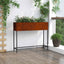 Hævet haveplante Rusten 100 x 26 x 82 cm Cortenstål