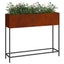 Hævet haveplante Rusten 100 x 26 x 82 cm Cortenstål