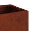 Hævet haveplante Rusten 60 x 26 x 45 cm Cortenstål