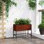 Hævet haveplante Rusten 60 x 26 x 45 cm Cortenstål