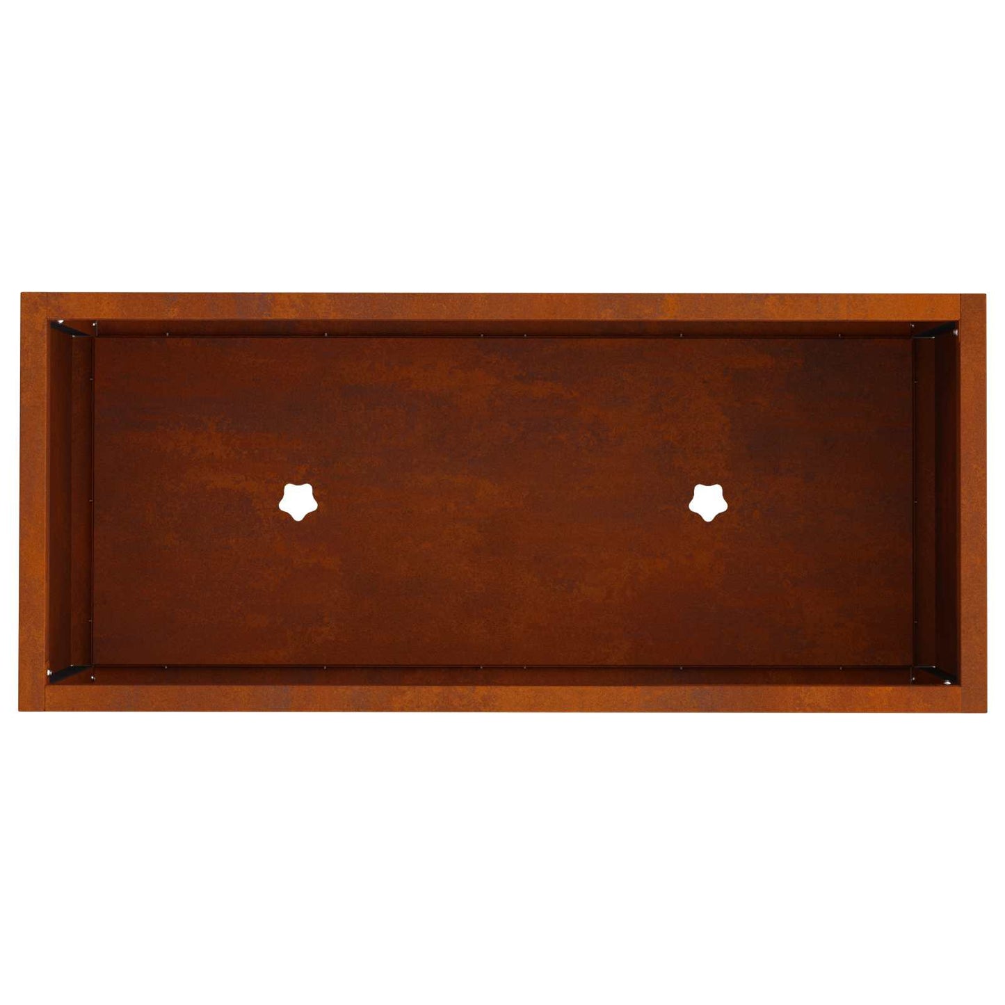 Hævet haveplante Rusten 60 x 26 x 45 cm Cortenstål