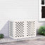 Air Conditioner Cover Hvid 100 x 50 x 70 cm Stål