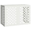 Air Conditioner Cover Hvid 100 x 50 x 70 cm Stål