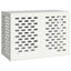 Air Conditioner Cover Hvid 100 x 50 x 70 cm Stål