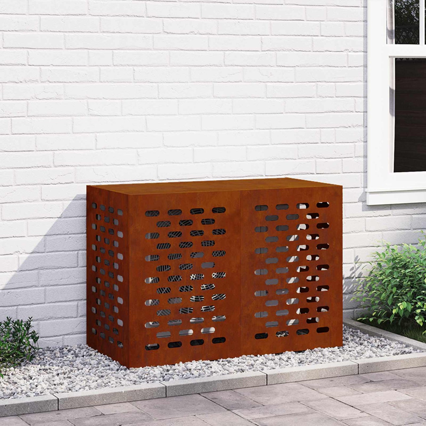 Air Conditioner Cover Rusten 100 x 50 x 70 cm Galvaniseret stål