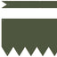 Plænekant 20 pcs Oliven grøn 100 x 0.05 x 20 cm Koldvalset Stål