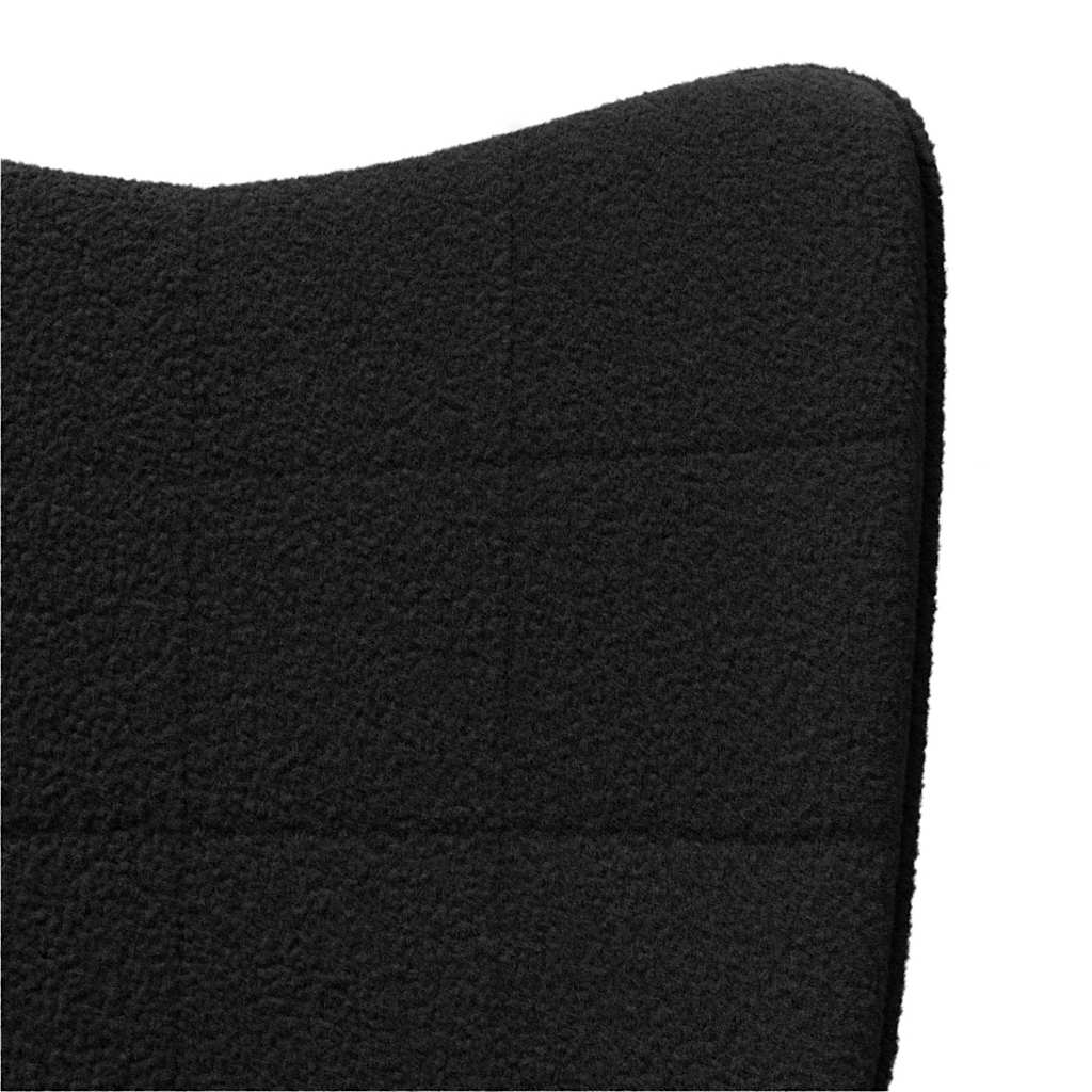 lænestol Sort 62 x 67 x 95,5 cm Sherpa-stof