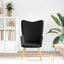 lænestol Sort 62 x 67 x 95,5 cm Sherpa-stof