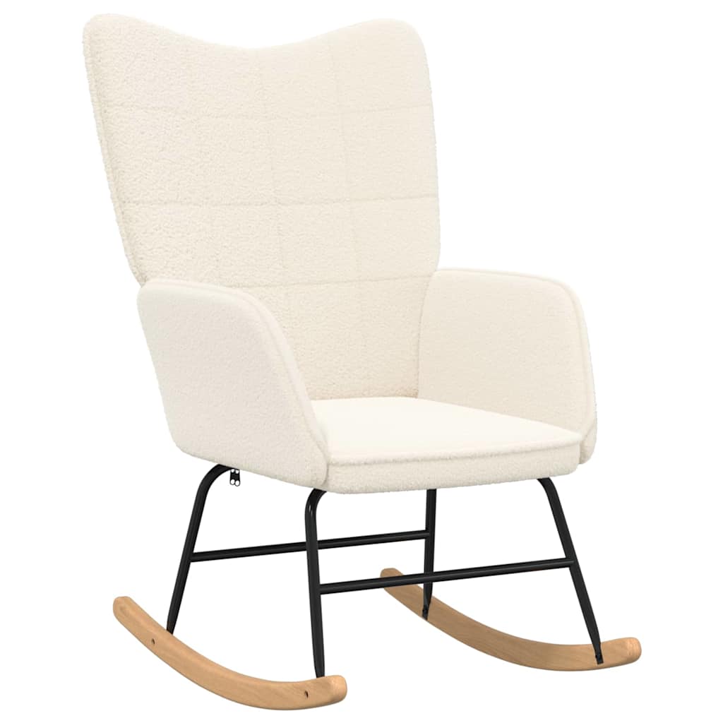 Gyngestol Creme Sherpa-stof