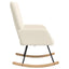Gyngestol Creme Sherpa-stof