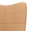 Gyngestol Beige Sherpa-stof