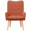 lænestol Rød orange 63 x 67 x 94 cm Stof