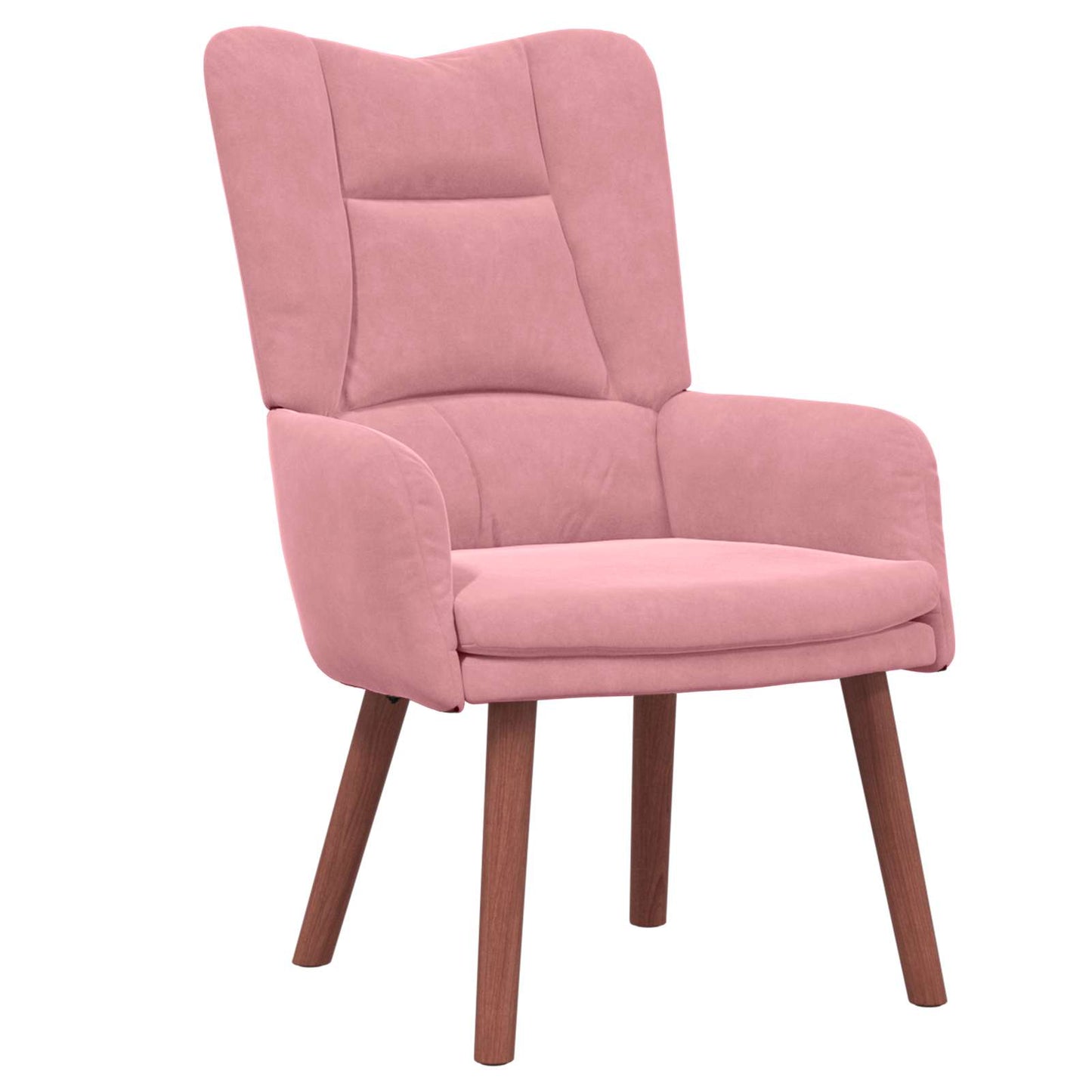 lænestol Lyserød 63 x 67 x 94 cm Fløjl