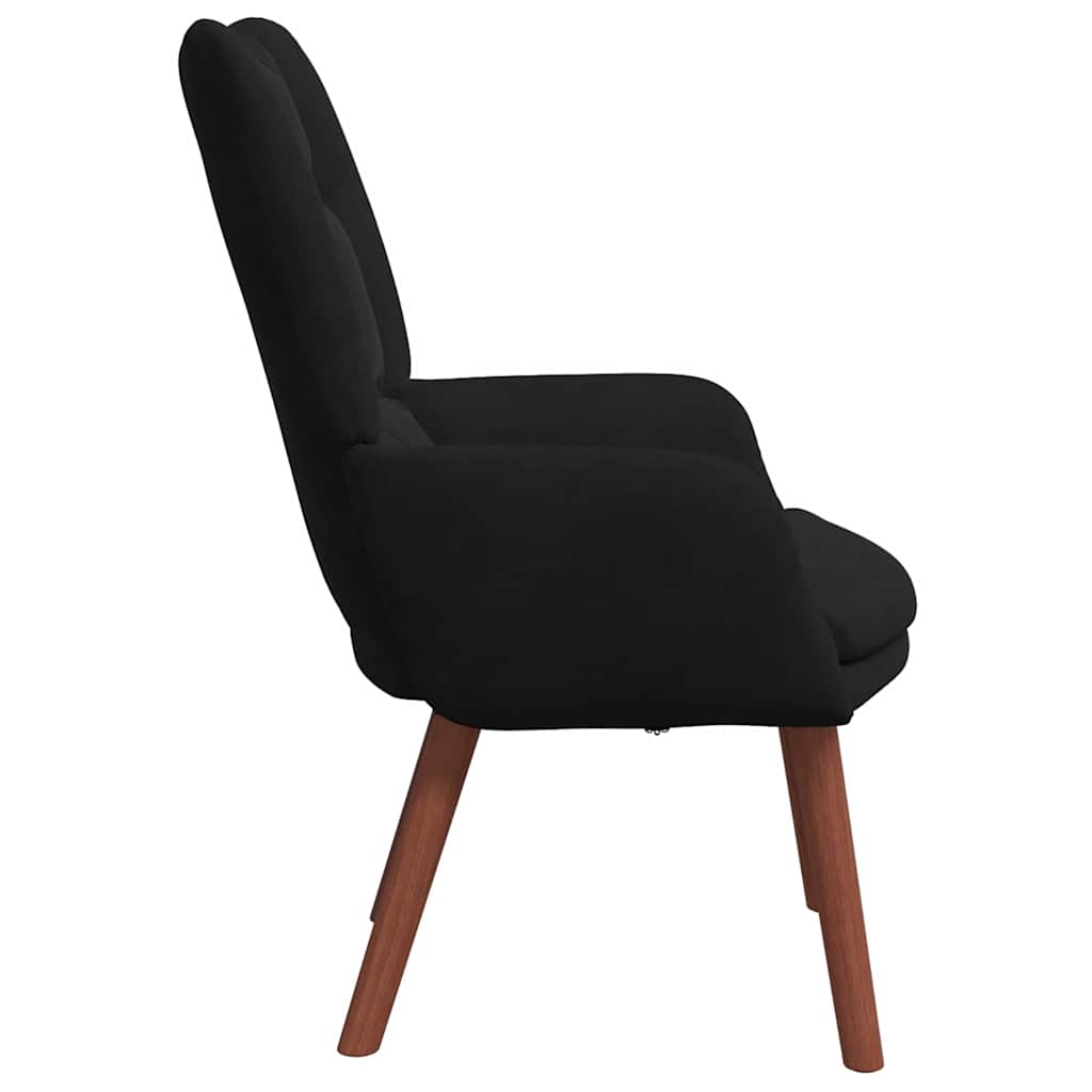 lænestol Sort 63 x 67 x 94 cm Fløjl