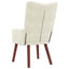 lænestol Creme 63 x 67 x 94 cm Fløjl