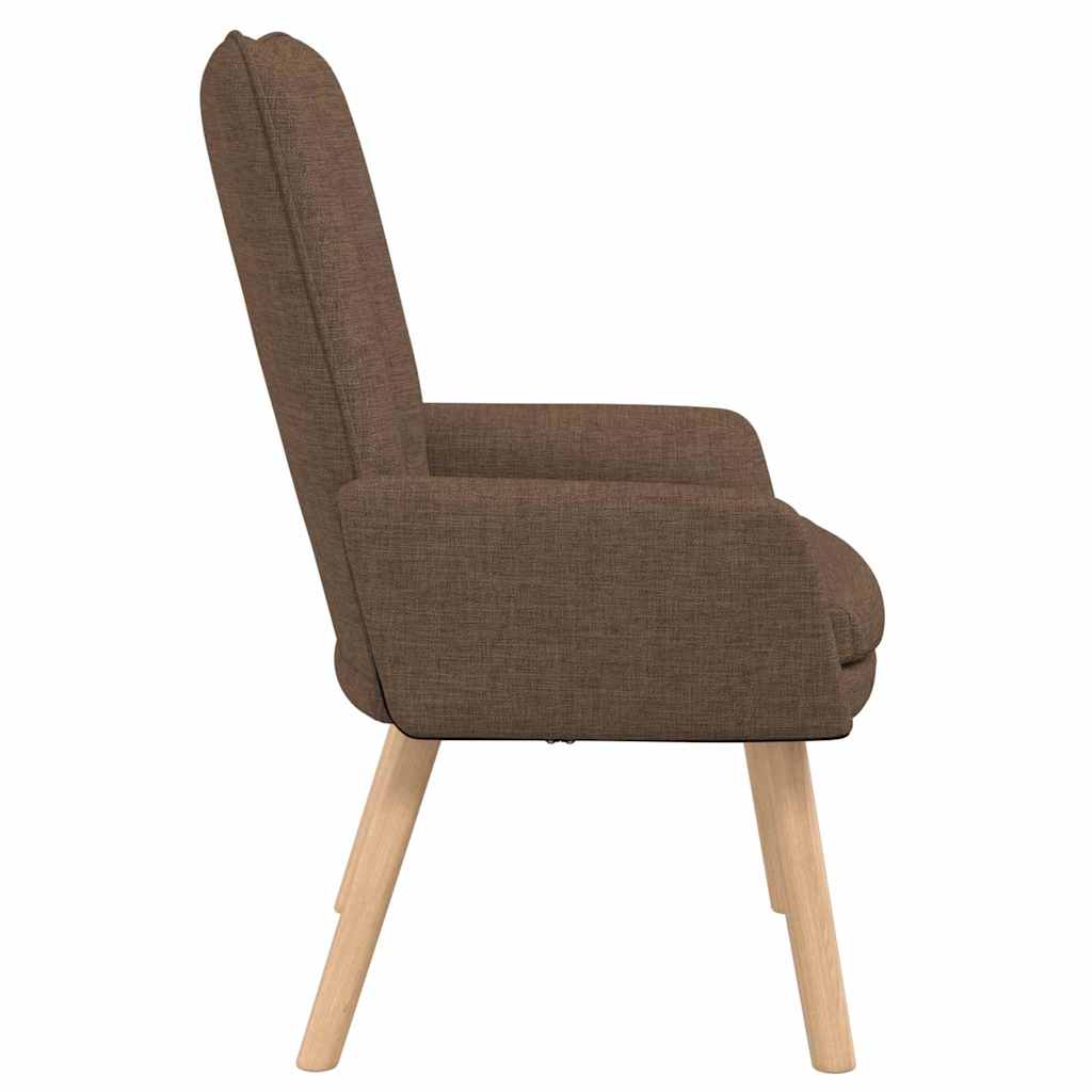 lænestol Brun 63 x 67 x 94 cm Stof og krydsfiner
