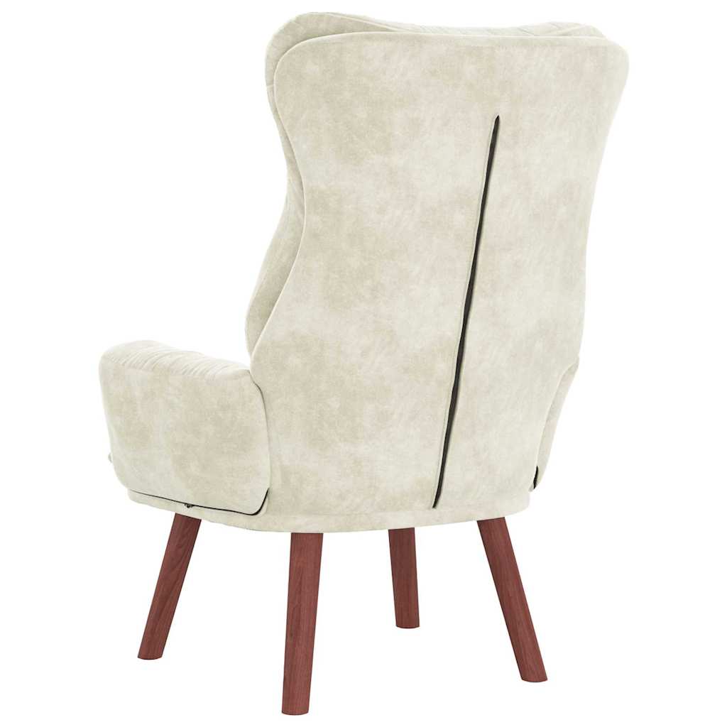 lænestol Creme 69 x 74 x 93 cm Fløjl