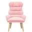 lænestol Lyserød 69 x 74 x 93 cm Sherpa-stof