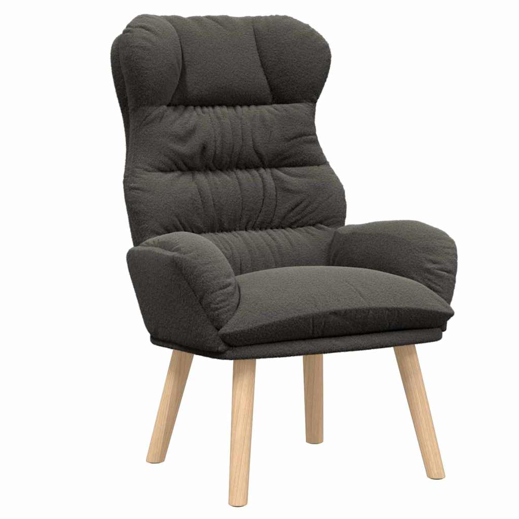 lænestol Mørkegrå 69 x 74 x 93 cm Sherpa-stof