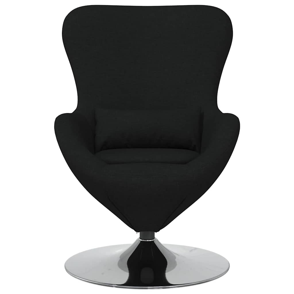 Æggestol Sort 63 x 73 x 90 cm Stof
