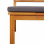 Solstol Olie Naturlig 200 x 57 x 75 cm Massivt akacietræ