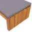 Solstol Olie Naturlig 200 x 55 x 94 cm Massivt akacietræ
