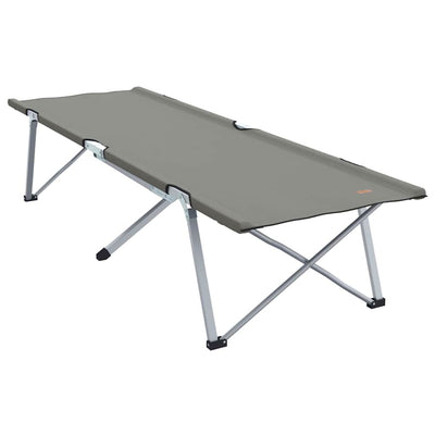 Foldende Camping Seng Grå 194 x 62,5 x 42,5 cm Oxford og Stål
