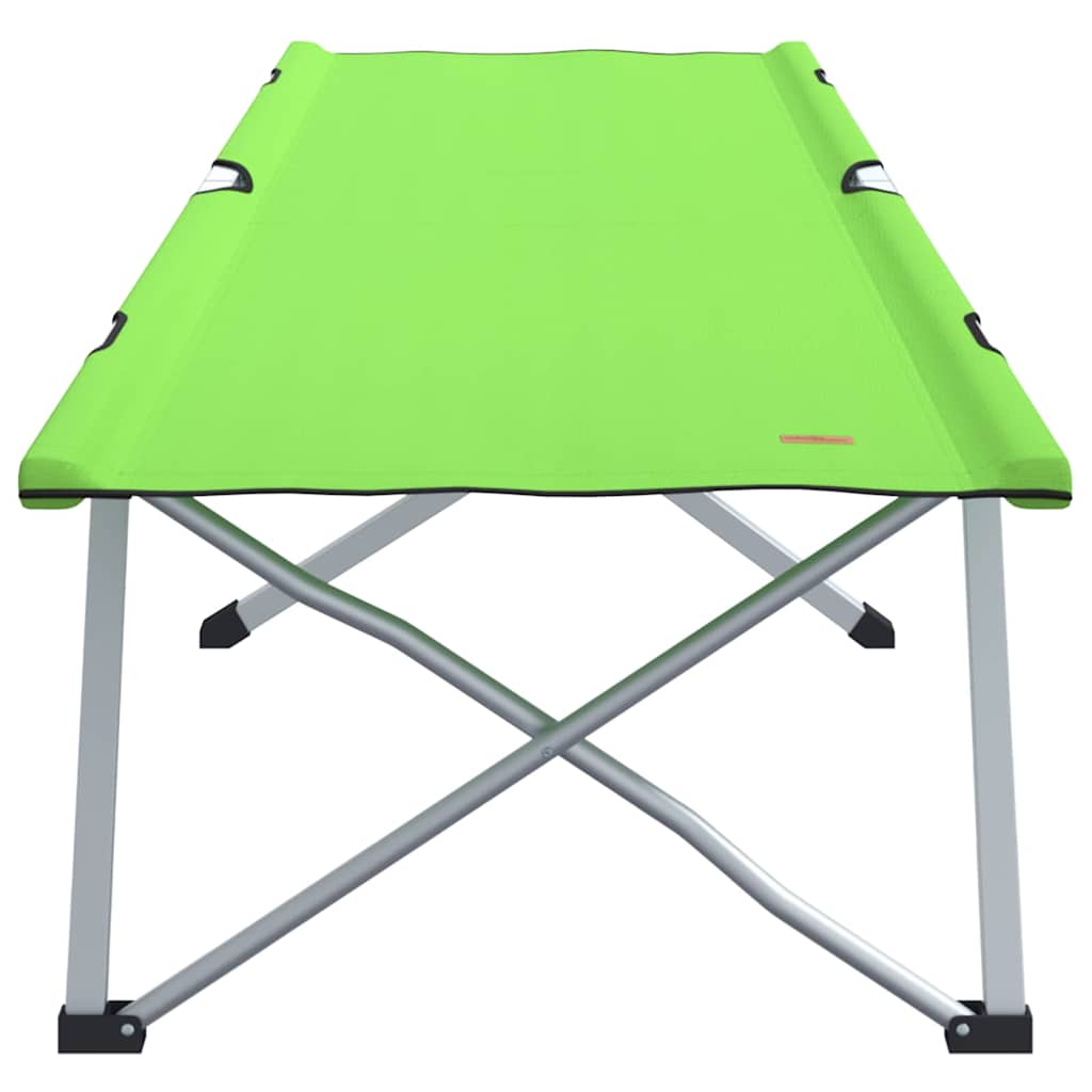 Foldende Camping Seng Grøn 194 x 62,5 x 42,5 cm Oxford og Stål