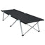 Foldende Camping Seng 2 pcs Sort 194 x 62,5 x 42,5 cm