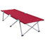 Foldende Camping Seng 2 pcs Rød 194 x 62,5 x 42,5 cm