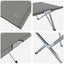 Foldende Camping Seng 2 pcs Grå 194 x 62,5 x 42,5 cm