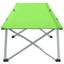 Foldende Camping Seng 2 pcs Grøn 194 x 62,5 x 42,5 cm