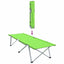 Foldende Camping Seng 2 pcs Grøn 194 x 62,5 x 42,5 cm