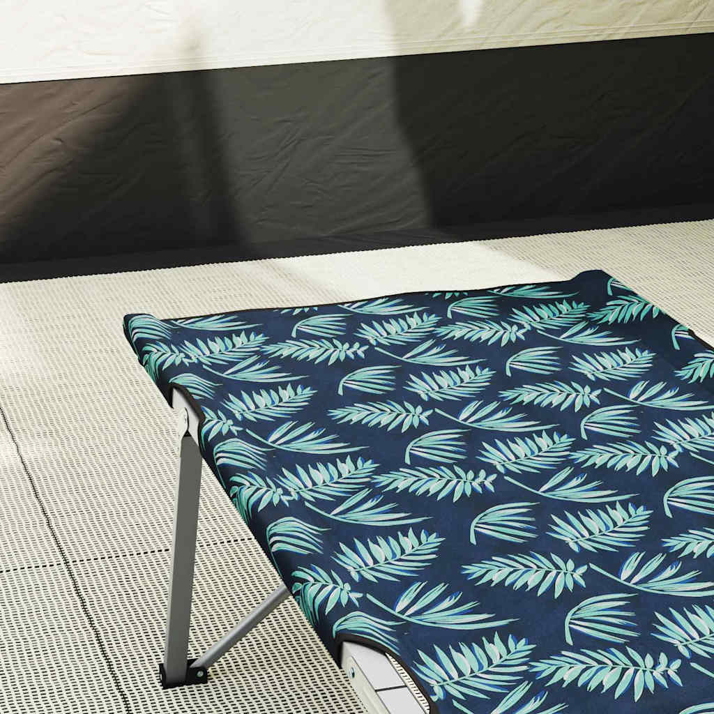Foldende Camping Seng 2 pcs Skov 194 x 62,5 x 42,5 cm