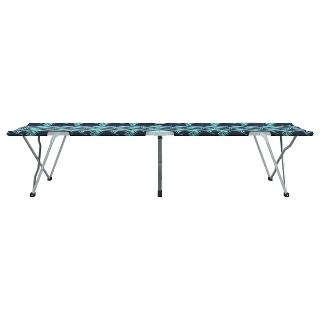 Foldende Camping Seng 2 pcs Skov 194 x 62,5 x 42,5 cm