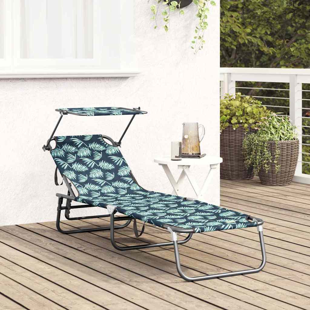 Foldestol Flerfarvet 190 x 57 x 81 cm oxford