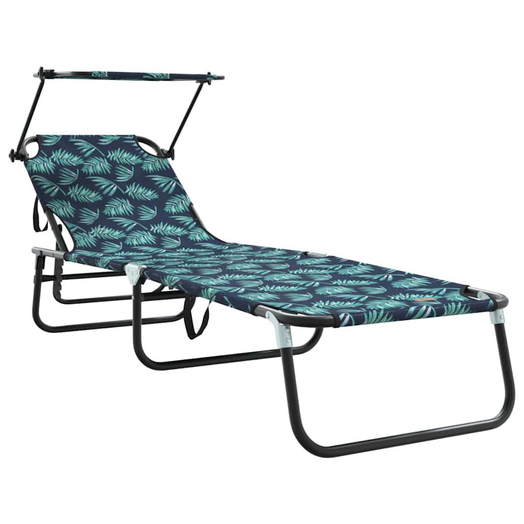 Foldestol Flerfarvet 190 x 57 x 81 cm oxford