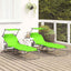 Foldestol 2 pcs Grøn 190 x 57 x 81 cm oxford