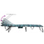 Foldestol 2 pcs Flerfarvet 190 x 57 x 81 cm oxford