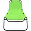 Foldestol Grøn 188 x 57 x 86,5 cm Polyester