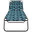 Foldestol Flerfarvet 188 x 57 x 86,5 cm Polyester