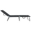Foldestol 2 pcs Sort 188 x 57 x 86,5 cm Polyester