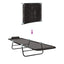 Foldestol Sort 182 x 55 x 85,5 cm Textilene