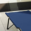 Foldende Camping Seng Blå 206 x 76 x 74 cm Oxford og Stål