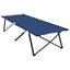 Foldende Camping Seng Blå 206 x 76 x 74 cm Oxford og Stål