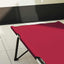 Foldende Camping Seng Rød 206 x 76 x 74 cm Oxford og Stål