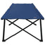 Foldende Camping Seng 2 pcs Blå 206 x 76 x 74 cm Oxford og Stål